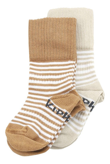 KipKep Blijf-Sokken Camel/Sand - 2 stuks