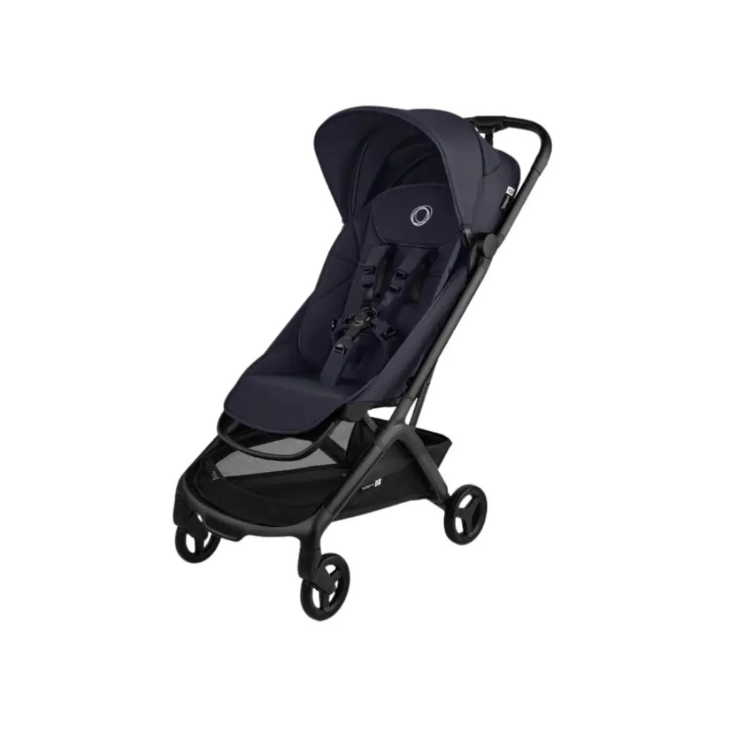 Bugaboo Poussette Butterfly 2 complete Black/Deep indigo + arceau de sécurité + habillage de pluie