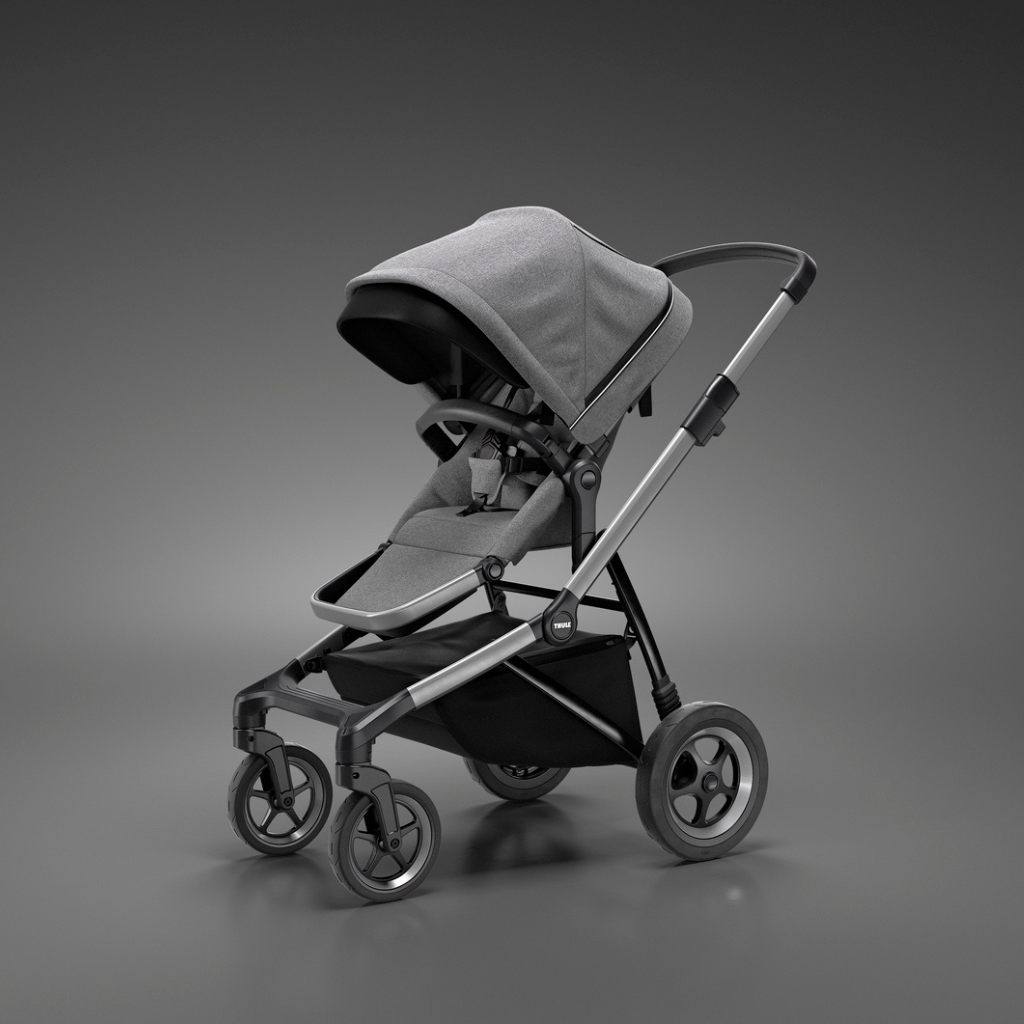 Thule Poussette Sleek Grey melange