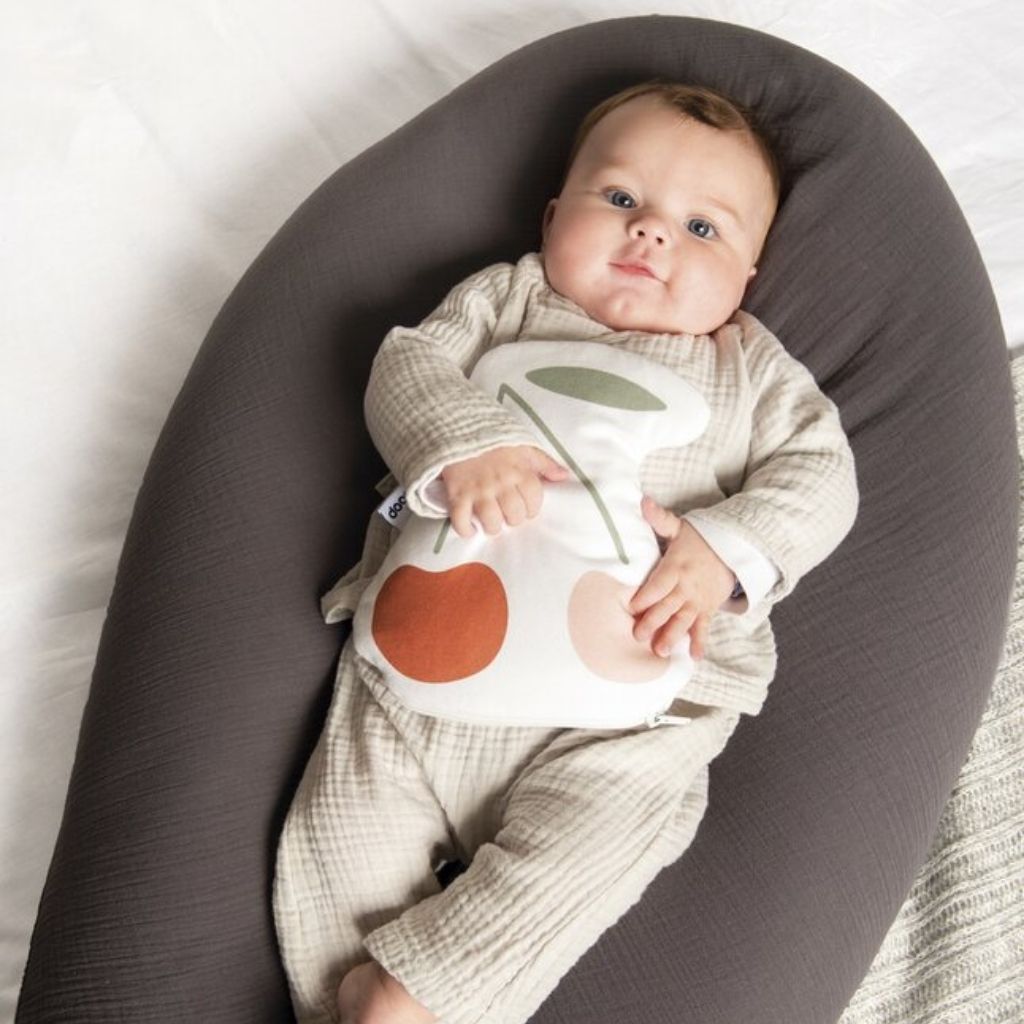 doomoo Coussin d'allaitement Comfy Big Tetra gris