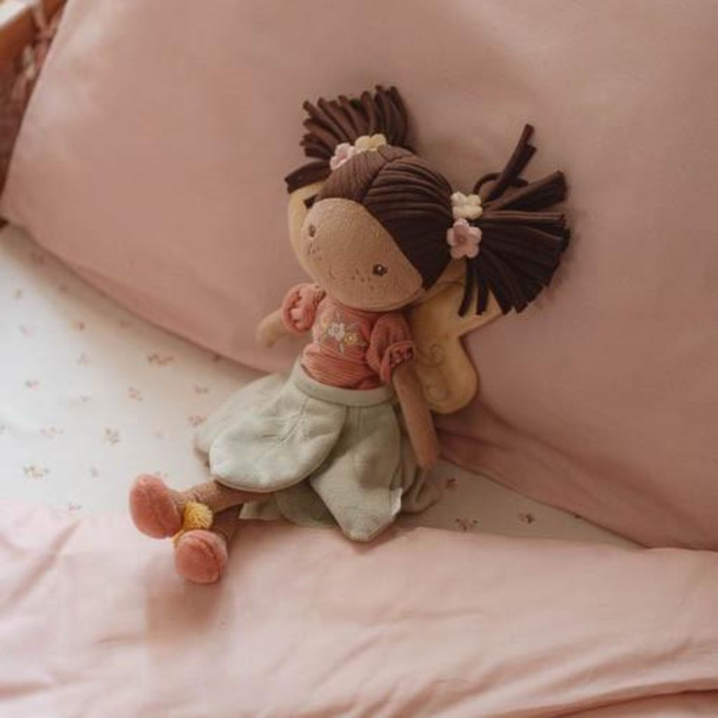 Little Dutch Hoeslaken voor wieg Fairy Blossom wit katoen B 40 x L 80 cm