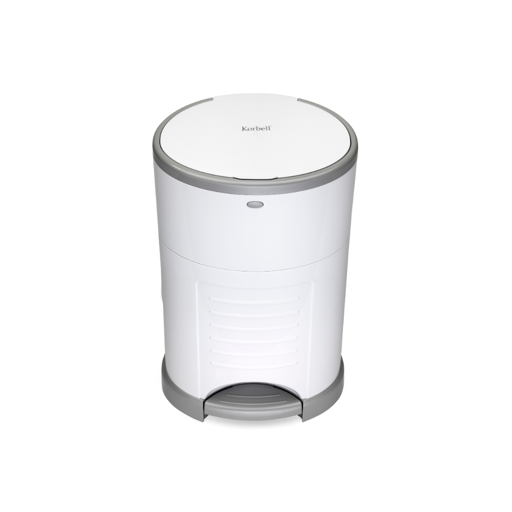 Korbell Poubelle à couches Classic Blanche