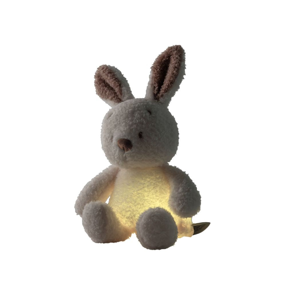Nattou Knuffel nachtlamp Teddy/Nightlights Mini Sleepy konijn vanille