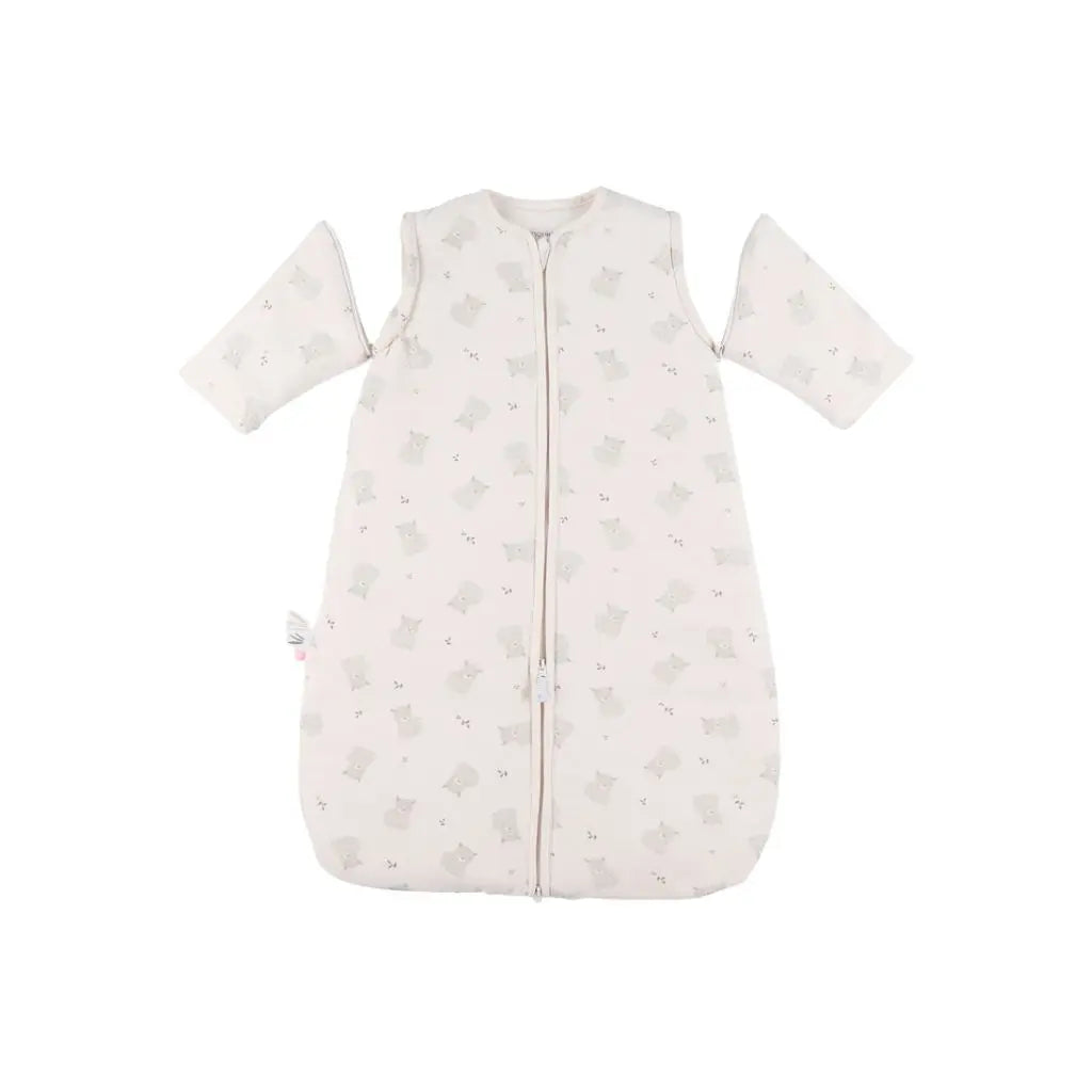 Noukie's Slaapzak met  afritsbare mouwen katoen Fluffy & Orso 70 cm