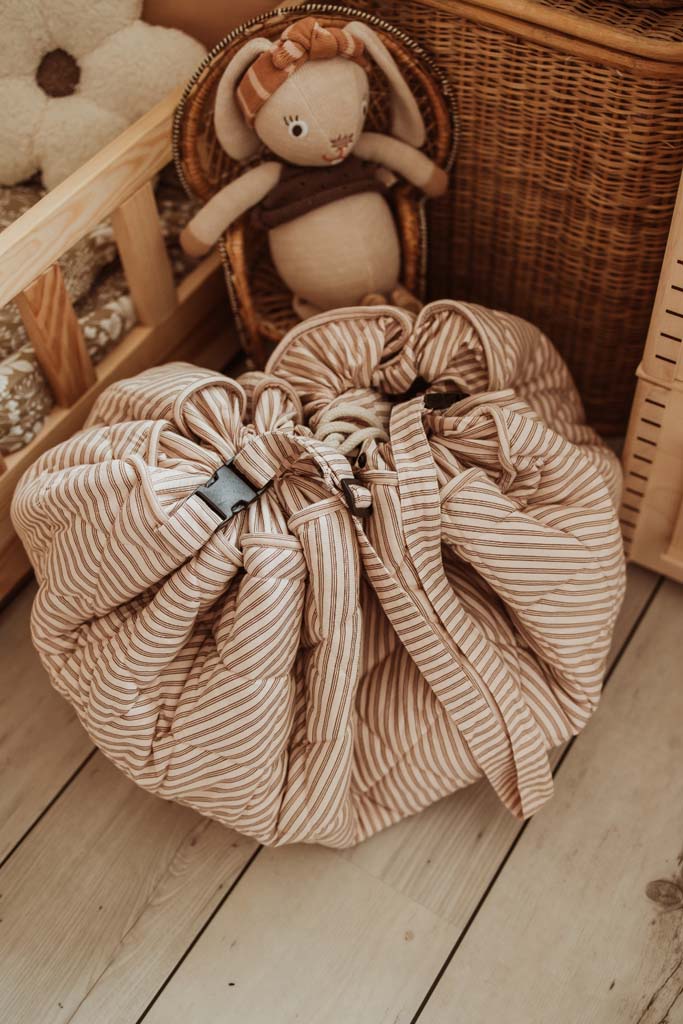 Play&Go Sac De Rangement / Couverture De Jeu Noomad Stripes Brown