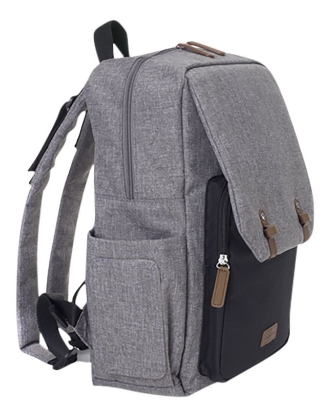 Babymel Sac à langer George gris/noir