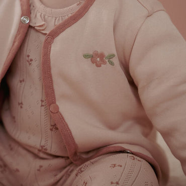 Little Dutch Jasje omkeerbaar Fairy Garden Pink Blush