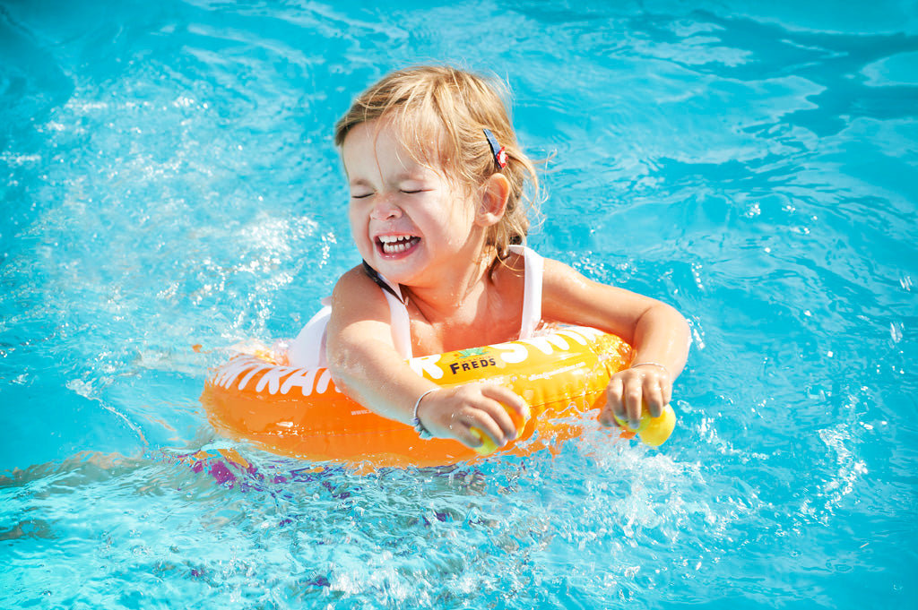 Freds Swim Academy Zwemband Swimtrainer Classic 2 tot 6 jaar oranje