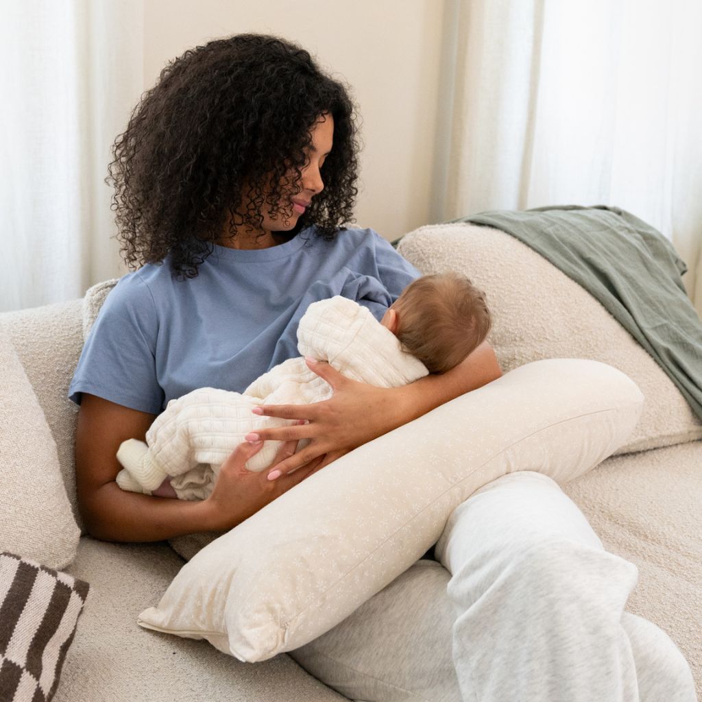 doomoo Coussin de positionnement et d'allaitement Maxxy Mini Flowers Sand