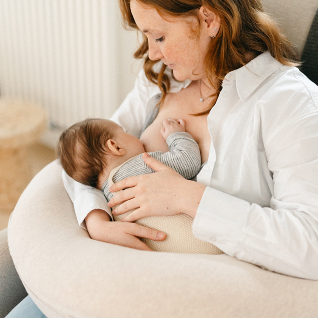 doomoo Positionerings- en borstvoedingskussen Buddy Chiné Sand