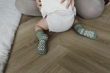 KipKep Blijf-Sokken Antislip Calming Green 12 tot 18 maanden