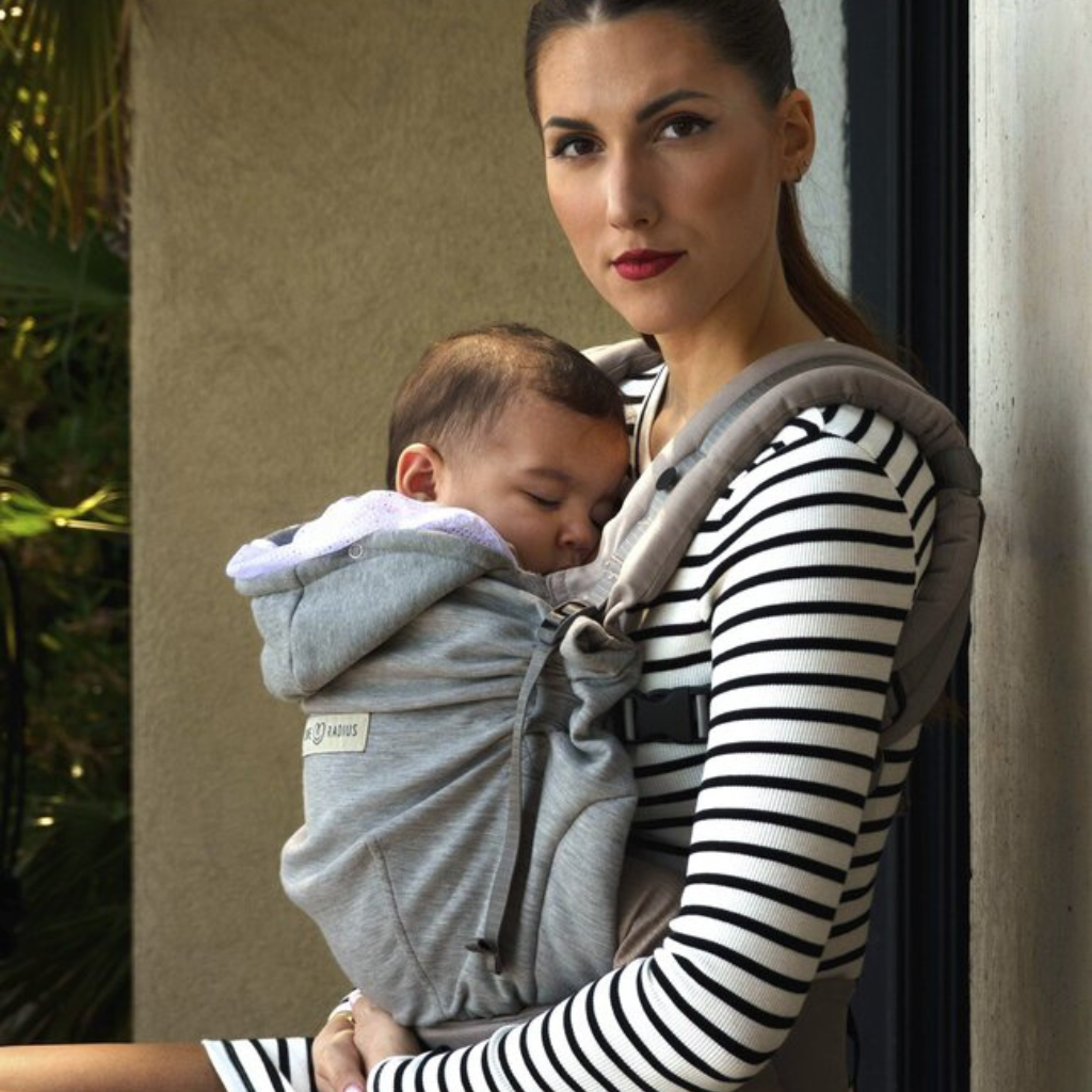 Love Radius Porte-bébé ventral HoodieCarrier 2 Athletic Grey