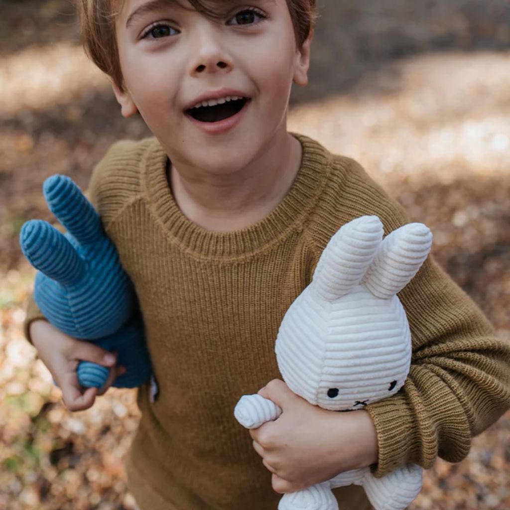 Knuffel Ribfluweel Nijntje Offwhite 23 cm