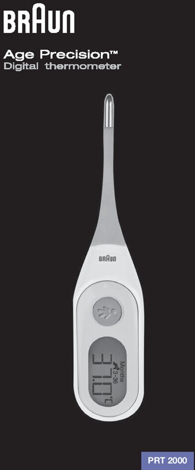 Braun Thermomètre médical numérique PRT2000