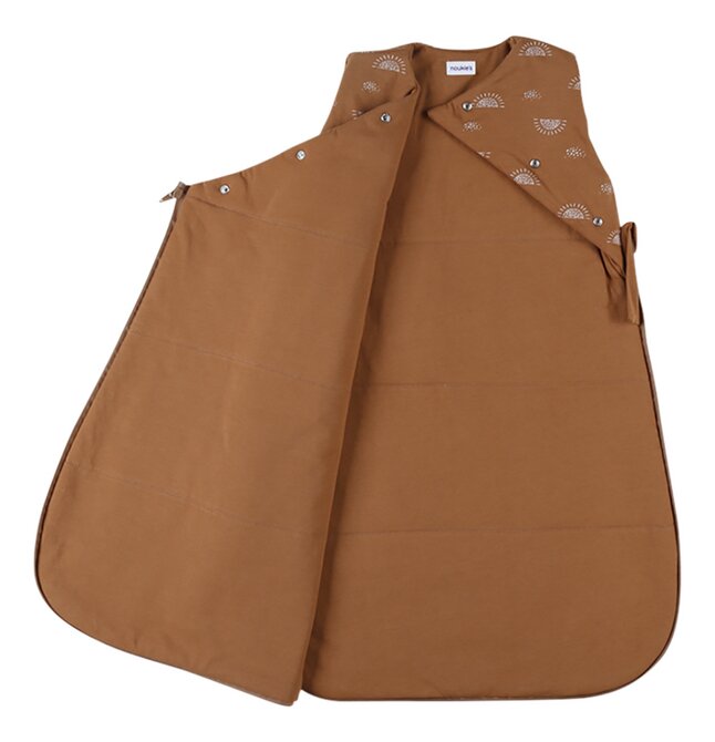 Noukie's Sac de couchage d'hiver Babou & Kendi TOG 2,0-3,5 Caramel 70 cm