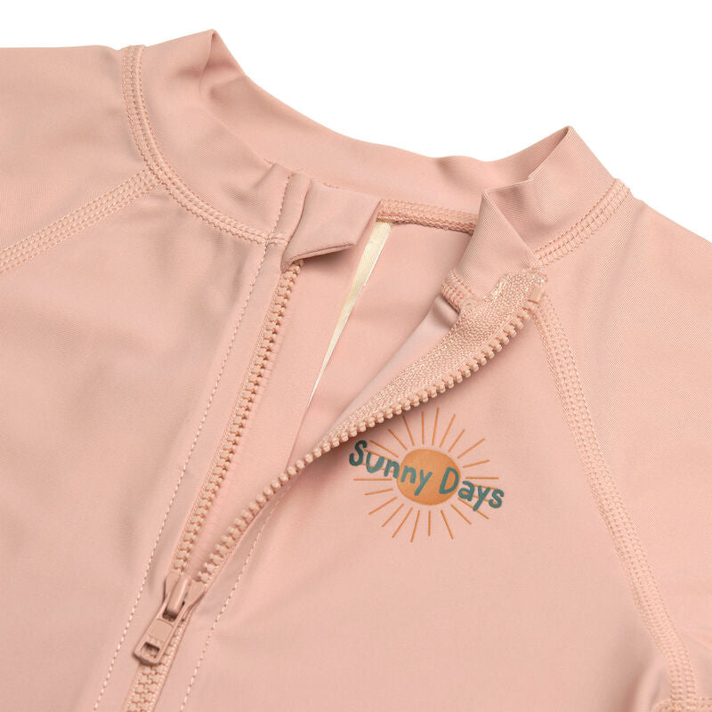 Lässig Combinaison anti-UV avec manches courtes Sunny Days Pink