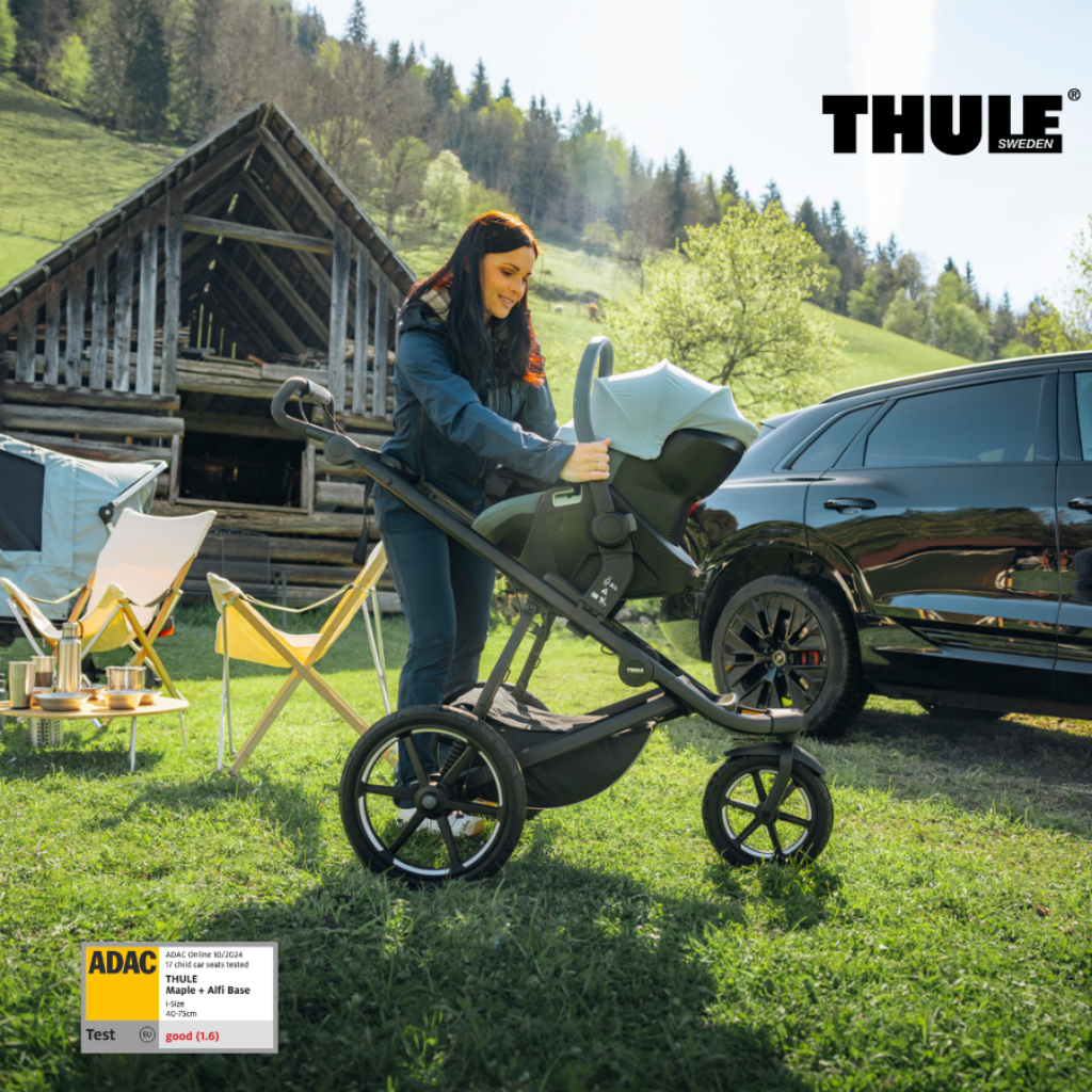 Thule Siège-auto portable Maple Groupe 0+ Midblue