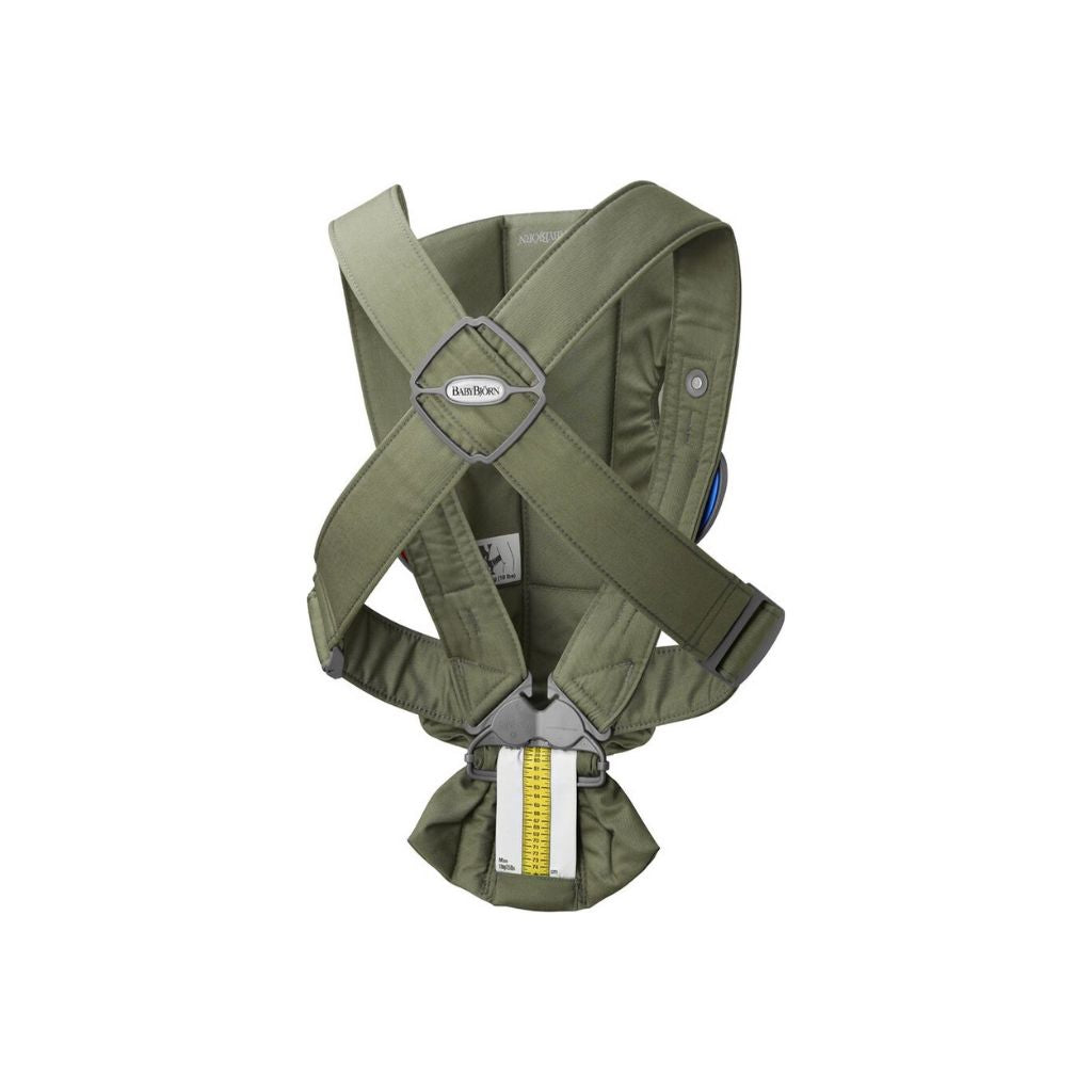 BabyBjörn Porte-bébé ventral Mini Tissé vert foncé