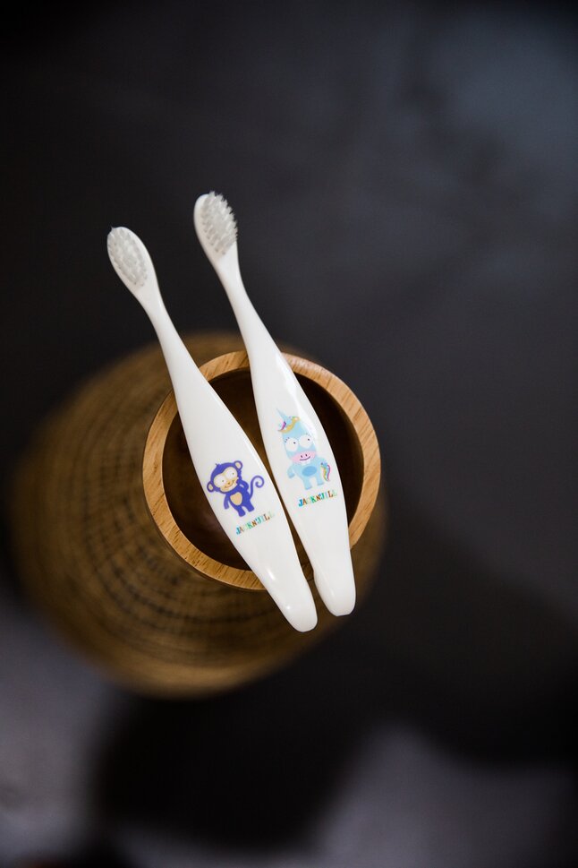 Jack N' Jill Brosse à dents bio Monkey
