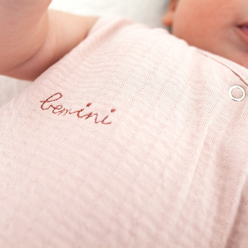 Bemini Sac de couchage d'été Cadum Magic Bag coton rose clair 60 cm