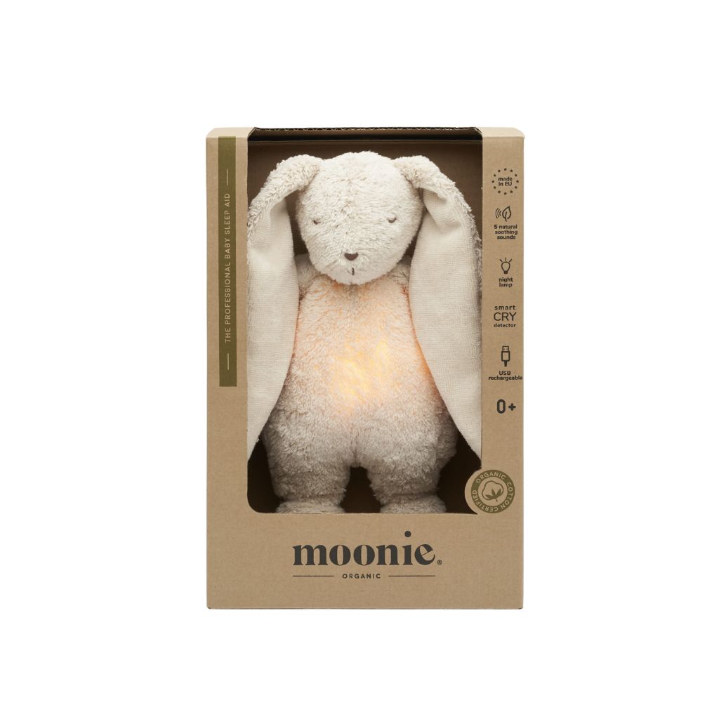 Knuffel met licht en geluid The Humming Bunny Sand Natur 2.0