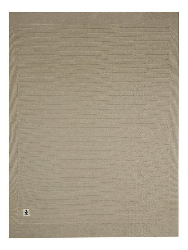 Jollein Deken voor bed Pure Knit Nougat
