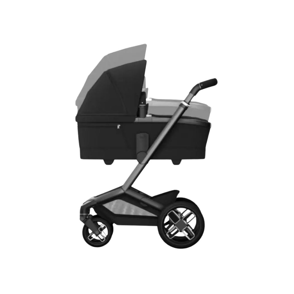 Maxi-Cosi Kinderwagen 4-in-1 Fame Twillic Black + draagmand + Autostoel Pebble 360 pro 2 + basis Familyfix 360 Pro