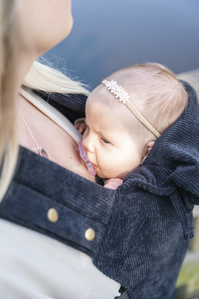 ByKay Porte-bébé combiné Click Carrier Classic Pro Smokey Black