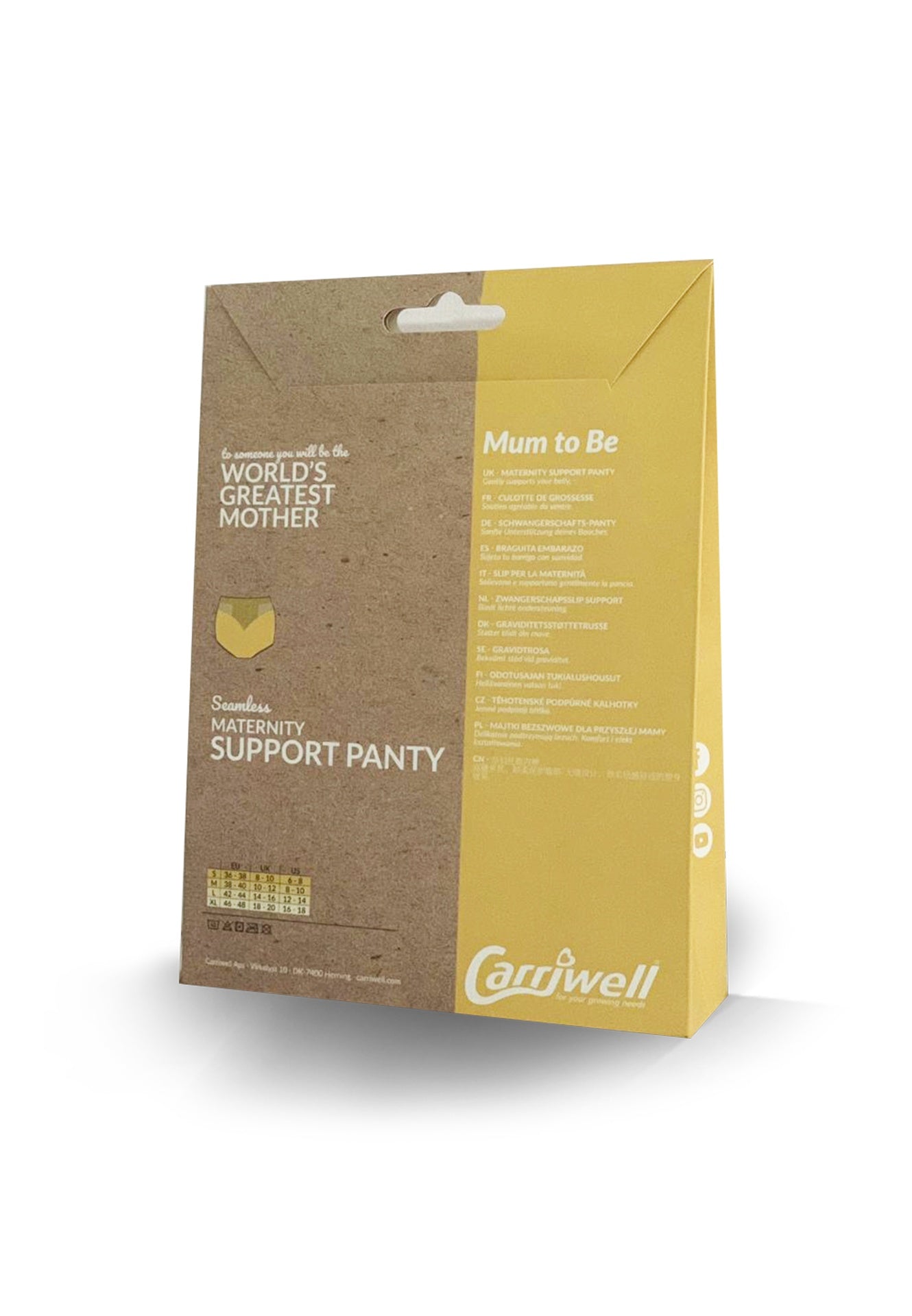 Carriwell Slip de grossesse blanc