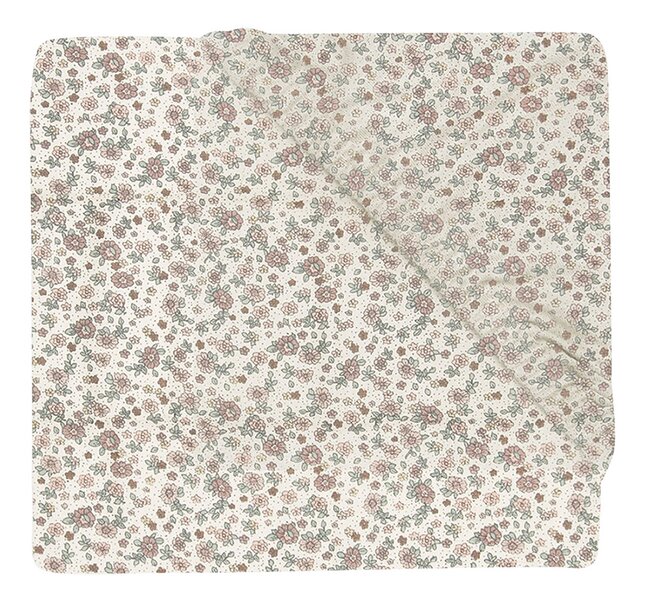 Jollein Drap-housse pour berceau Retro Flowers Lg 50 x L 90 cm