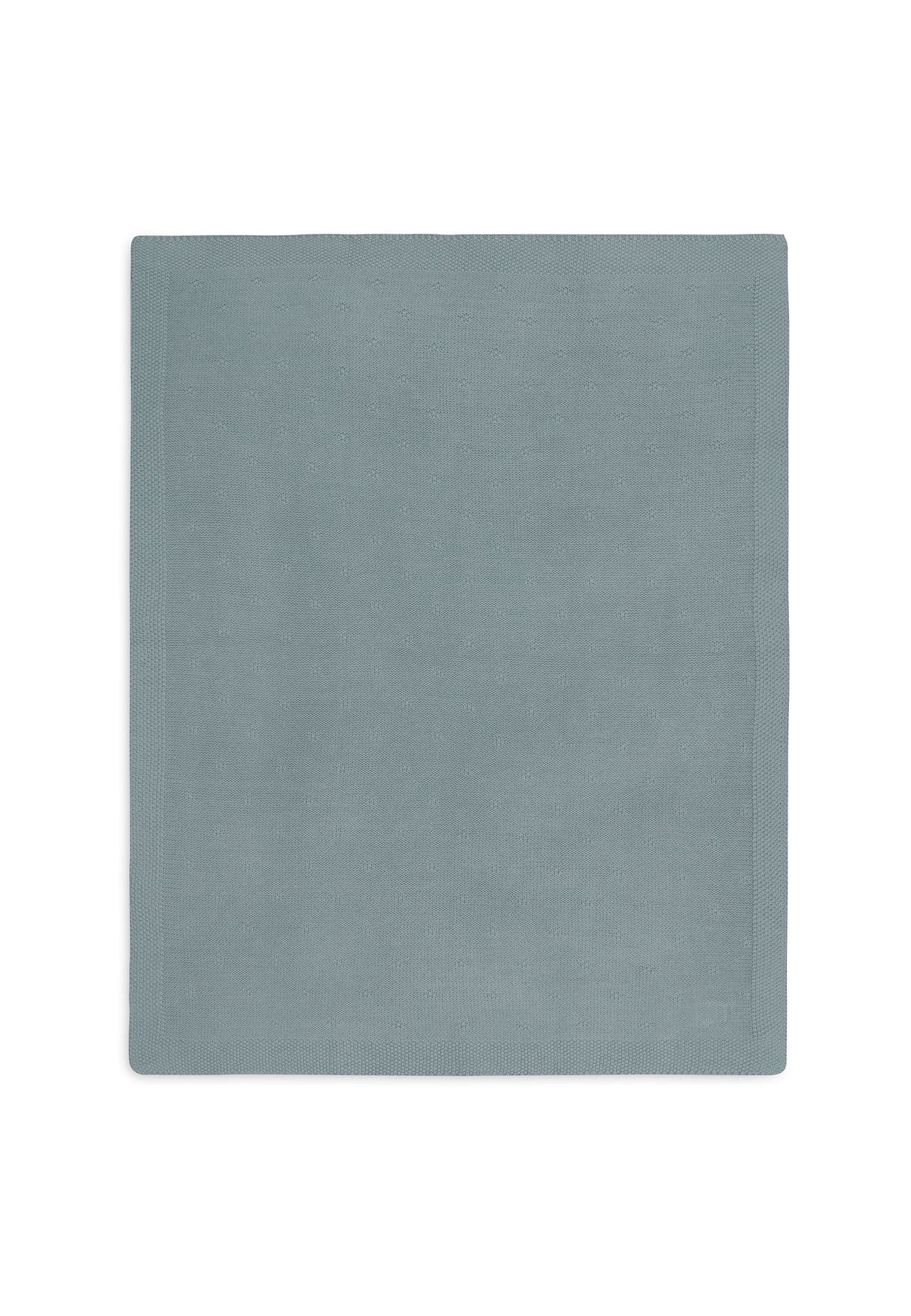 Jollein Couverture pour berceau ou parc Cosy Knit Sea Green coton Lg 100 x L 75 cm