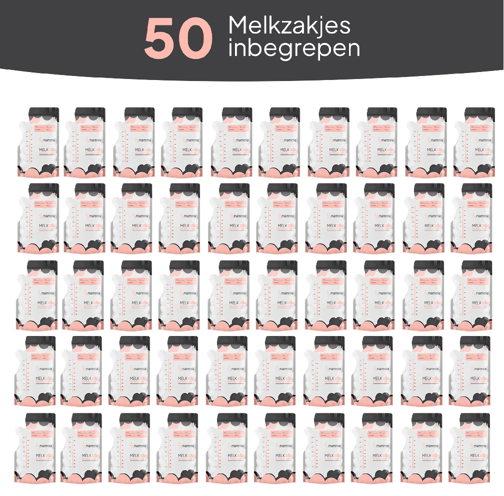 Mammie Bewaarzakjes voor moedermelk - 50 stuks