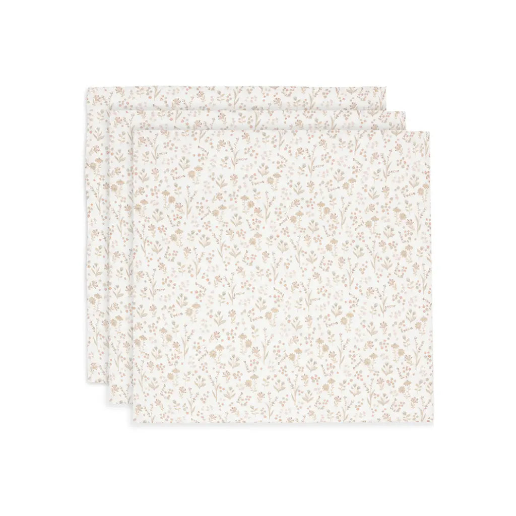 Jollein Tetradoek Bloomy - 3 stuks