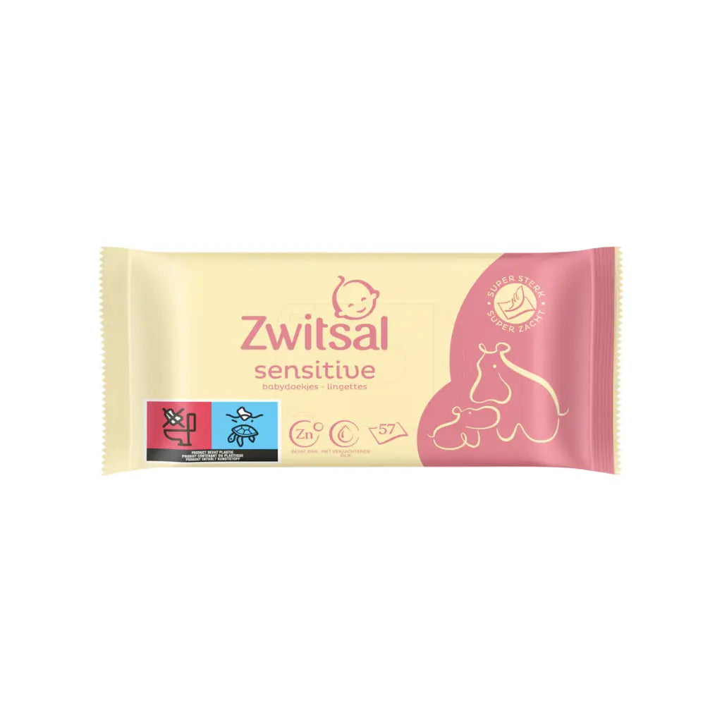 Zwitsal Lingettes bébé sensibles - 57 pièces
