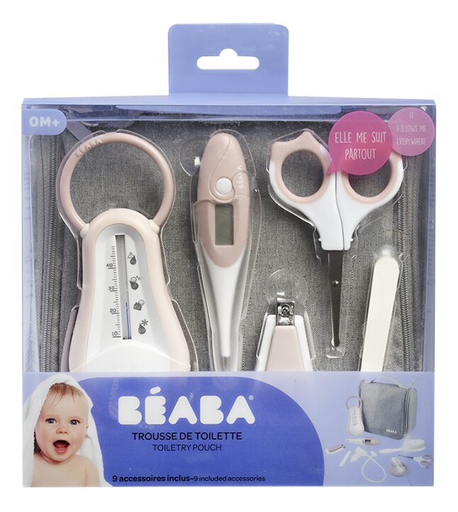Béaba Set de soins 9 pièces Old Pink