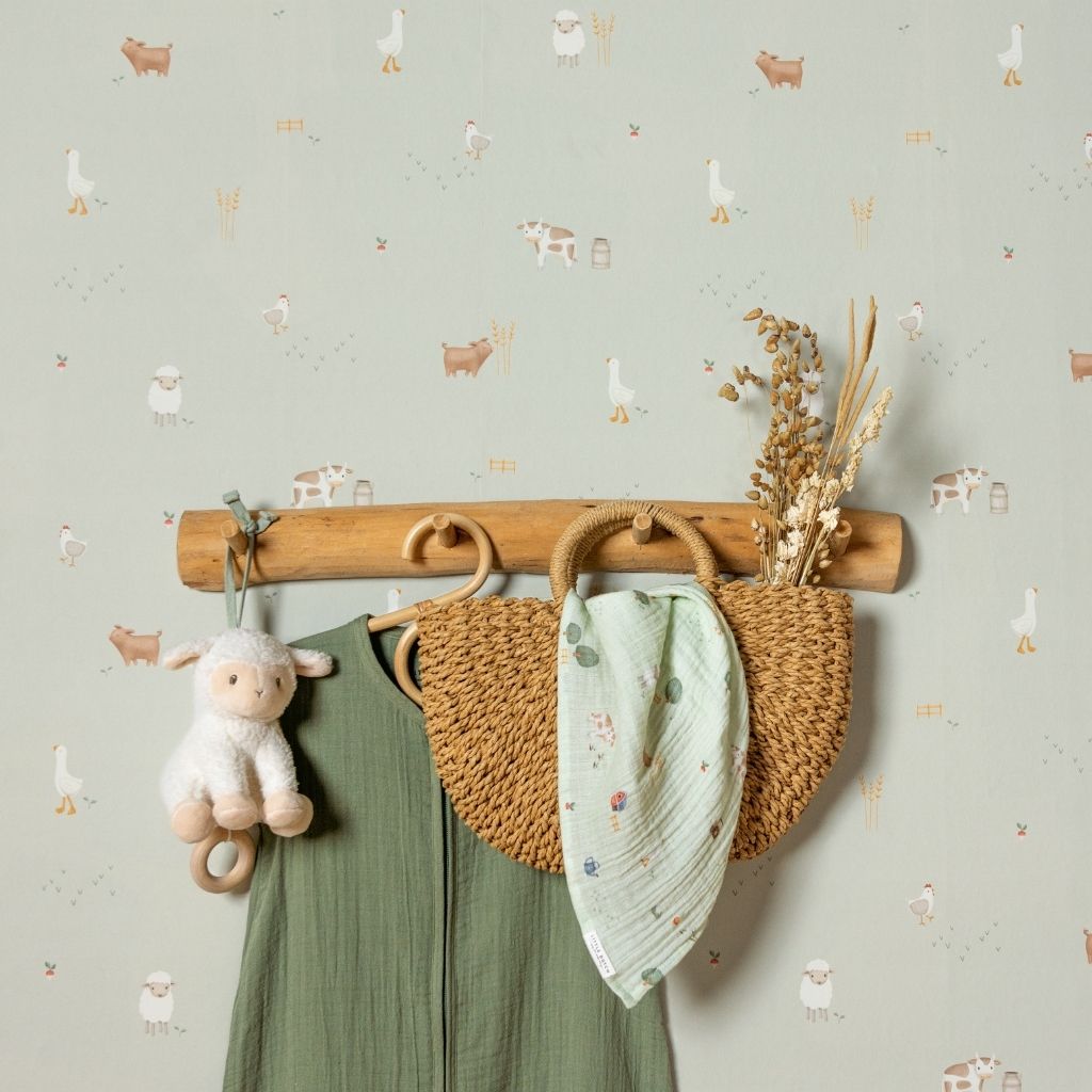 Little Dutch Tetradoek Little Farm Olive Green