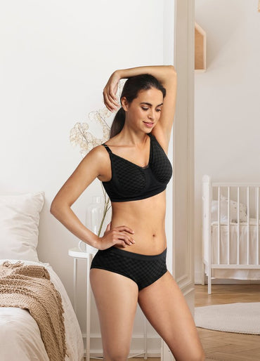 Carriwell Soutien-gorge d'allaitement 2.0 sans couture noir