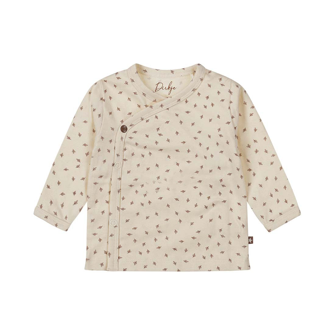 Dirkje T-shirt met lange mouwen & overslag NOOS Unisex Off White