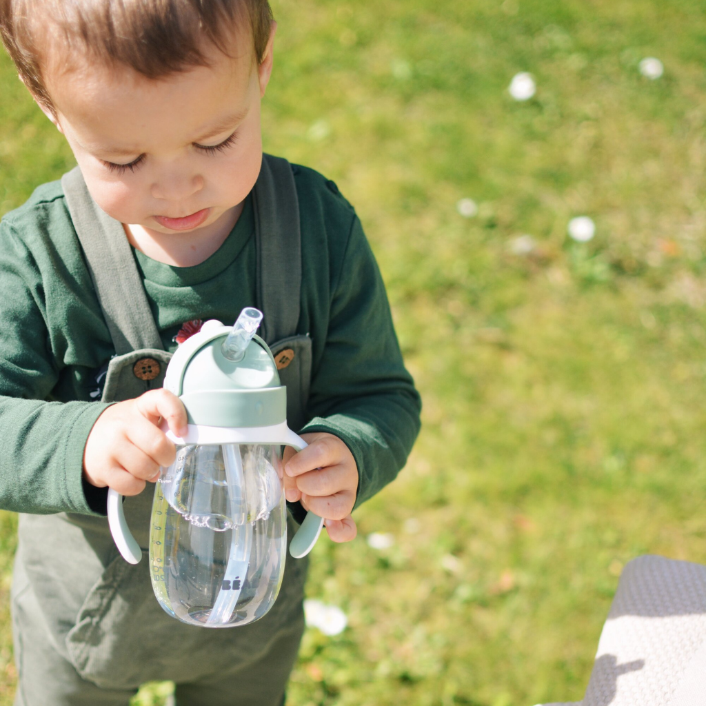 Béaba Gourde avec paille 300 ml Sage Green