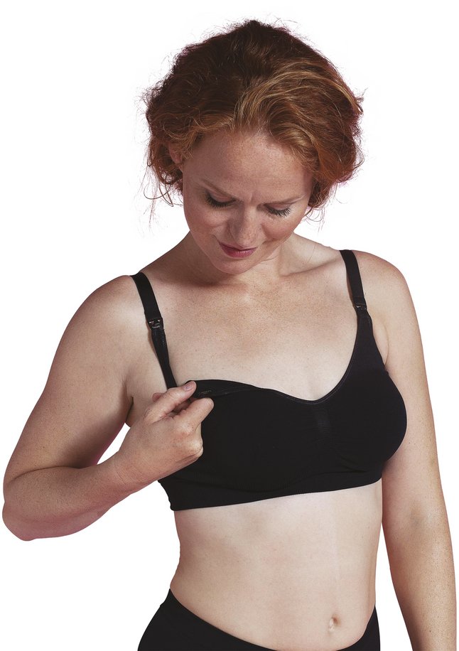 Carriwell Soutien-gorge d'allaitement 2.0 sans couture noir