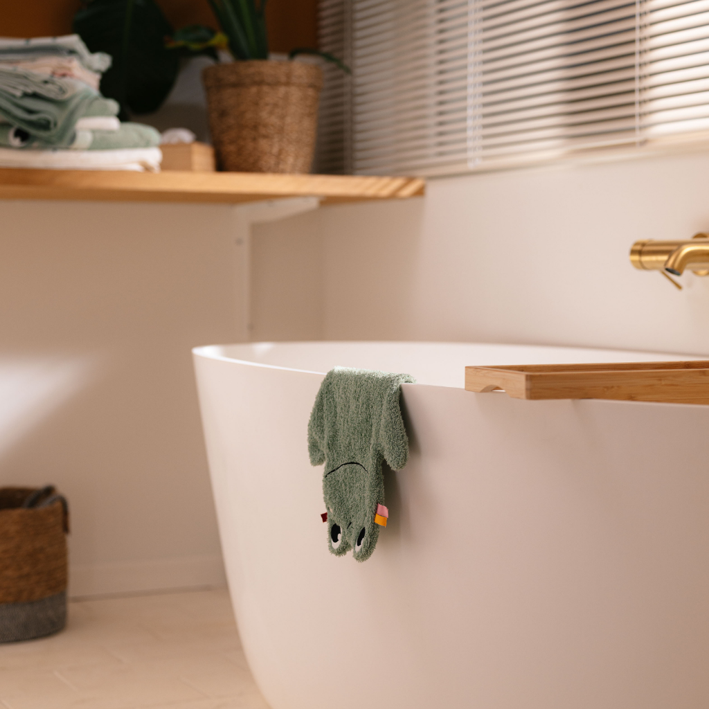 Dreambee Washandje Oscar groen - 2 stuks