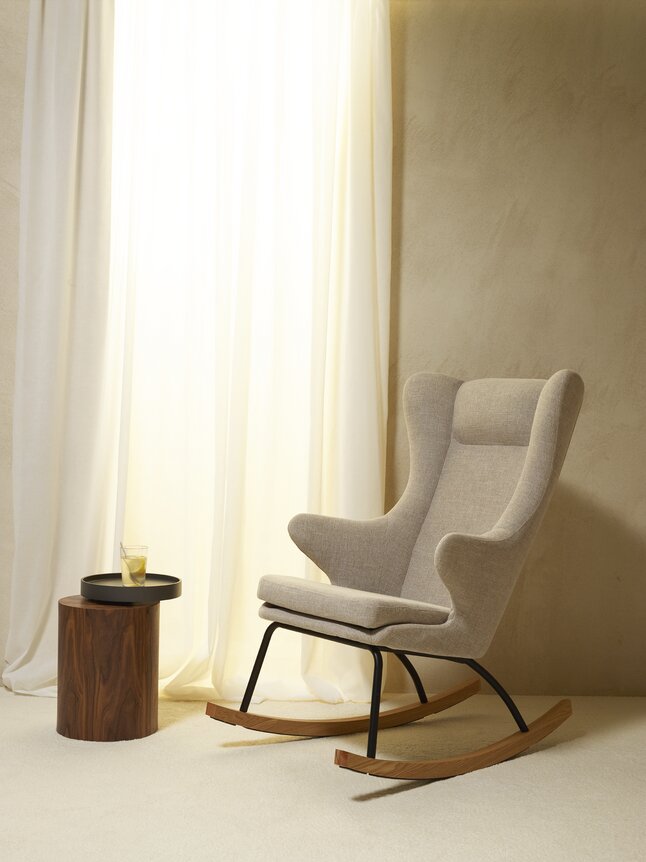 Quax Fauteuil à bascule De Luxe Clay
