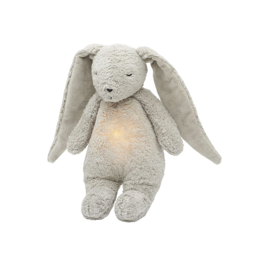 Knuffel met licht en geluid The Humming Bunny Gray Natur 2.0