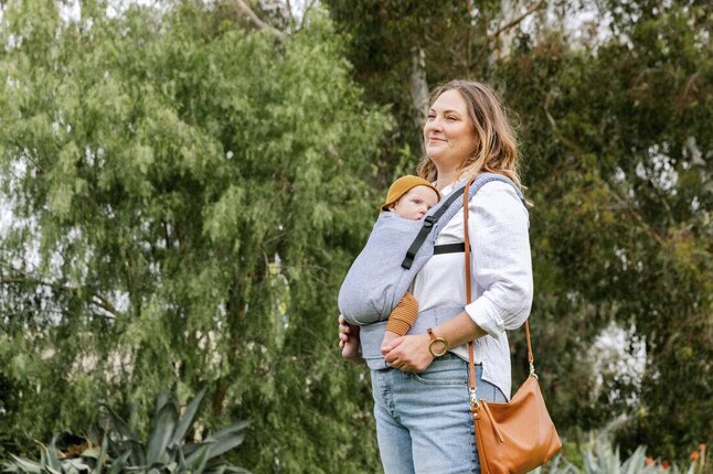 Tula Porte-bébé combiné Free-to-grow Linen Rain