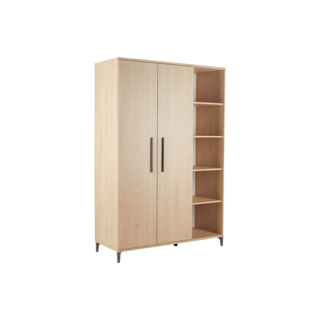 Transland Kleerkast met 2 deuren en open schappen Niel