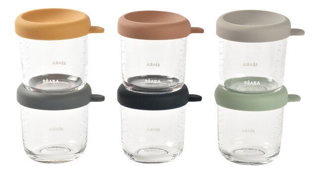 Béaba Bewaarpotje Sunrise Color mix - 6 stuks