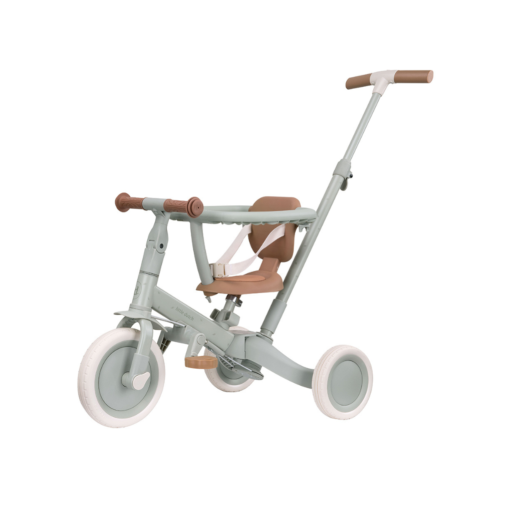 Little Dutch Kinderfiets 4-in-1 Grean Leaf