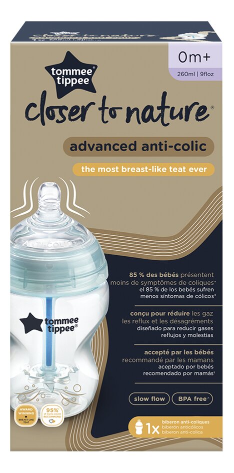 Tommee Tippee Antikoliekzuigfles Advanced
 groen 260 ml