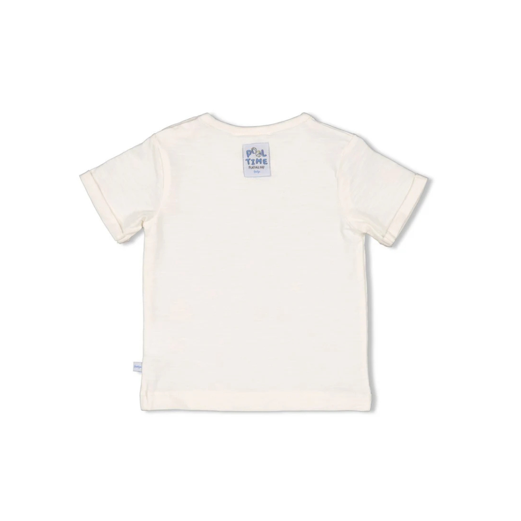 Feetje T-shirt Pool Time m 74 Offwhite Jongens
