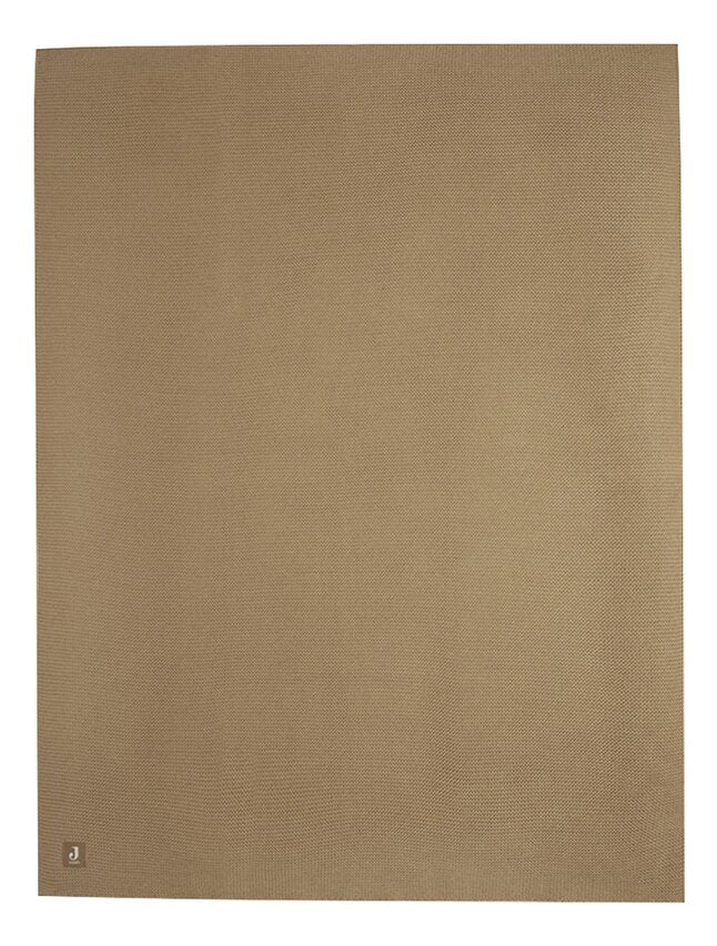 Jollein Couverture pour berceau ou parc Basic Knit Biscuit